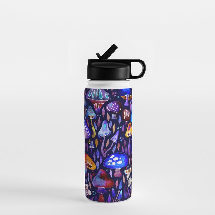 Mushroom Magic - Galaxy Water Bottle Gallery Image 1