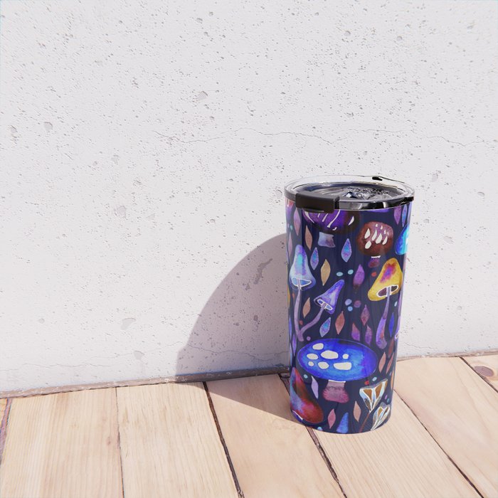 Mushroom Magic - Galaxy Travel Mug Gallery Image 4