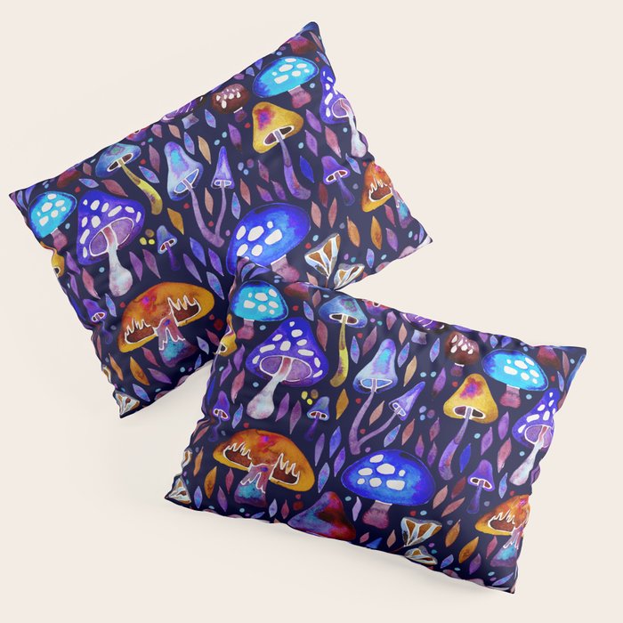 Mushroom Magic - Galaxy Pillow Sham Gallery Image 3