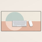 Color Block Abstract VI Desk Mat Gallery Image 1