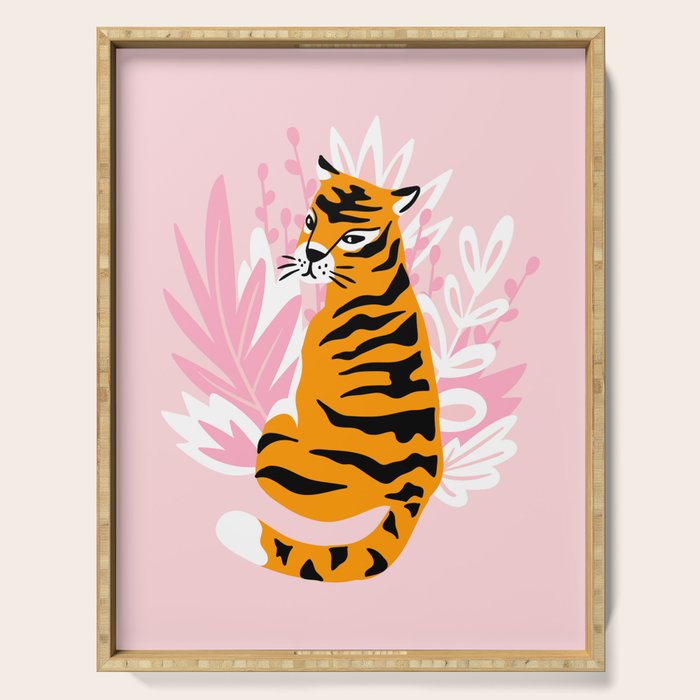 Cute tigers Serving Tray Gallery Image 1