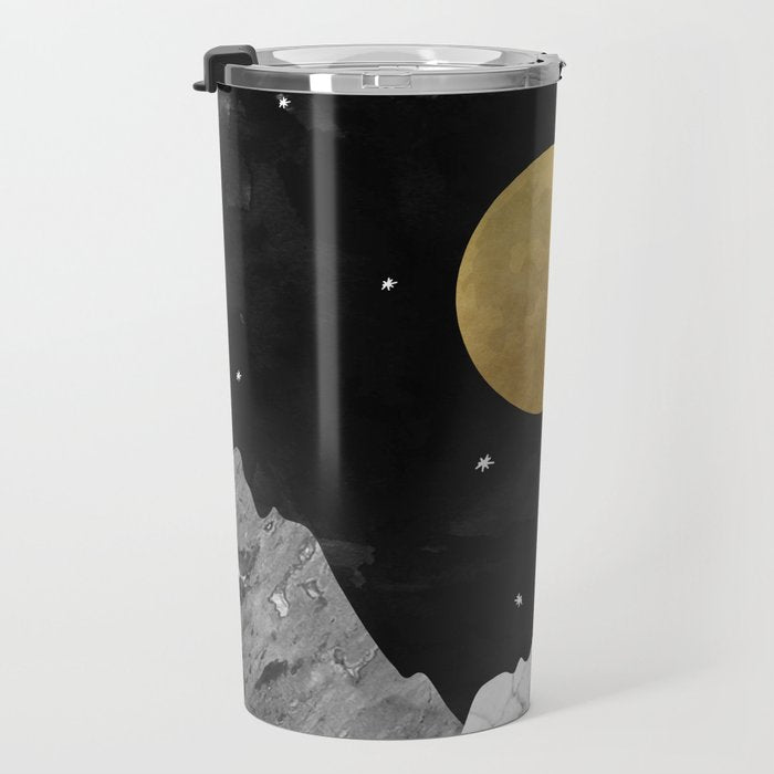 Moon and Stars Travel Mug Gallery Image 3