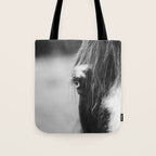 Blue Eye - horse photography Tote Bag Gallery Image 1