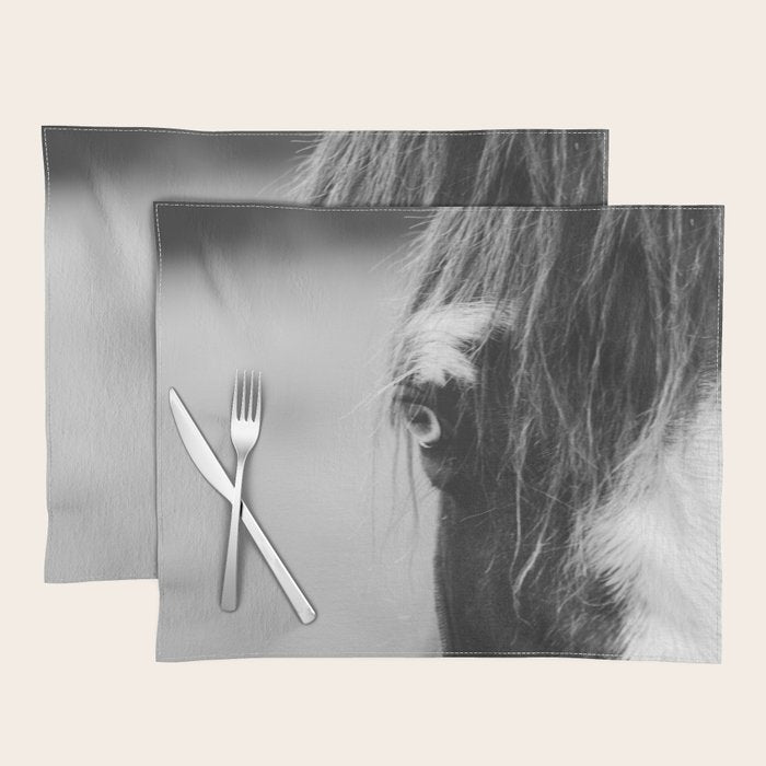 Blue Eye - horse photography Placemat Gallery Image 1