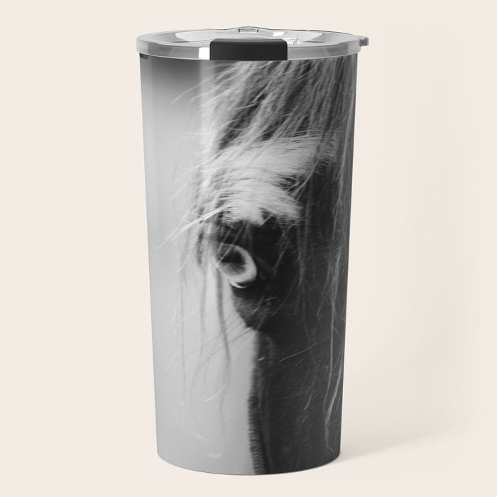 Blue Eye - horse photography Travel Mug Gallery Image 1