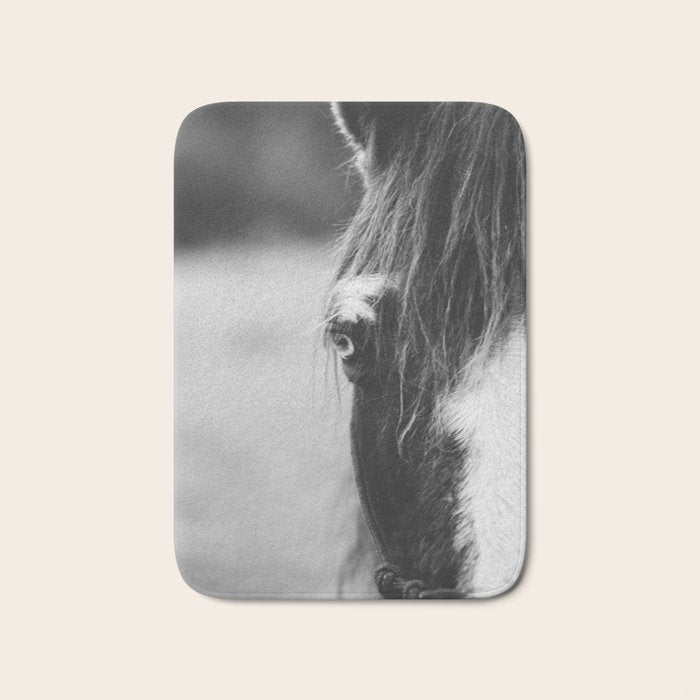 Blue Eye - horse photography Bath Mat Gallery Image 1