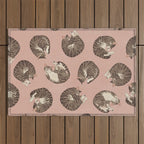 polka dot cats Outdoor Rug Gallery Image 1