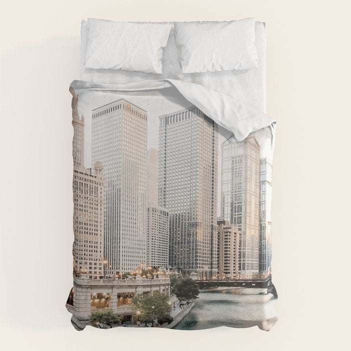 Chicago City Duvet Cover Gallery Image 1