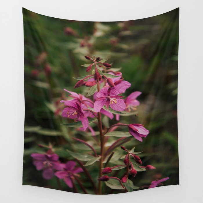 River Beauty Willowherb Wall Tapestry Gallery Image 1