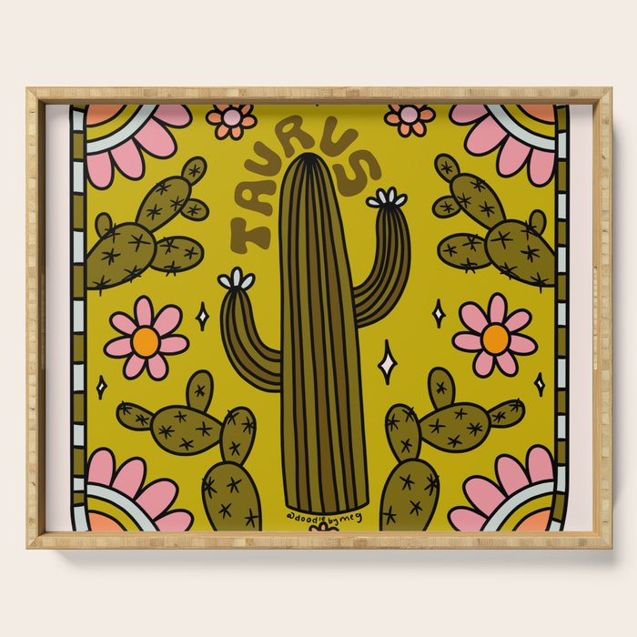 Taurus Cactus Serving Tray Gallery Image 1