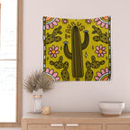 Taurus Cactus Wall Tapestry Gallery Image 2