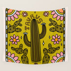 Taurus Cactus Wall Tapestry Gallery Image 4