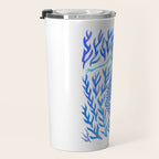 Kelp Forest Mermaid - Blue Palette Travel Mug Gallery Image 3