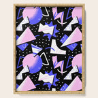 Abstract geometric shape modern pattern art Serving Tray Gallery Image 1
