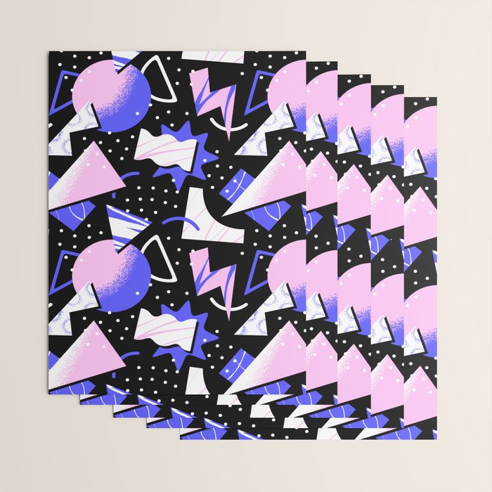 Abstract geometric shape modern pattern art Wrapping Paper Gallery Image 3
