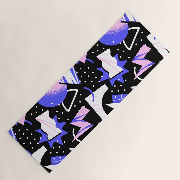 Abstract geometric shape modern pattern art Yoga Mat Gallery Image 1