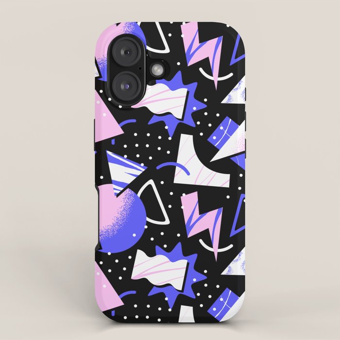 Abstract geometric shape modern pattern art iPhone Case Gallery Image 1
