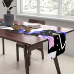 Abstract geometric shape modern pattern art Table Runner Gallery Image 2