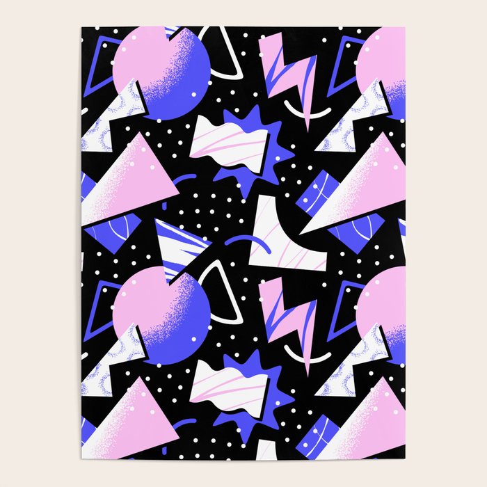 Abstract geometric shape modern pattern art Poster Gallery Image 4