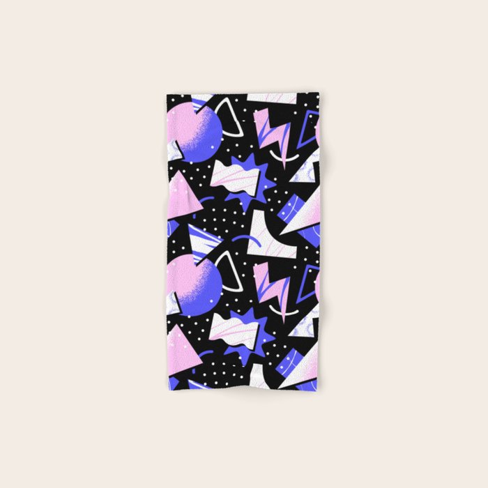 Abstract geometric shape modern pattern art Bath Towel Gallery Image 1