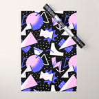 Abstract geometric shape modern pattern art Wrapping Paper Gallery Image 1