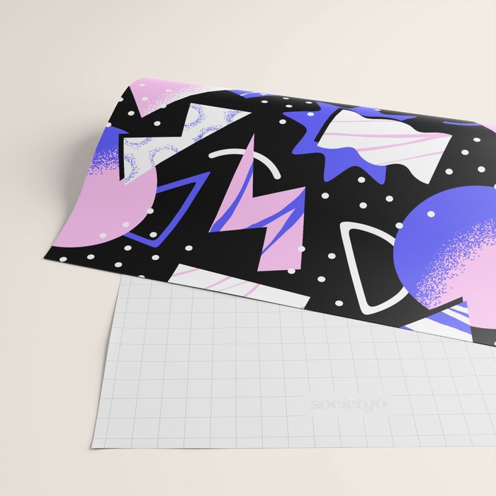 Abstract geometric shape modern pattern art Wrapping Paper Gallery Image 2