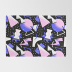 Abstract geometric shape modern pattern art Rug Gallery Image 2