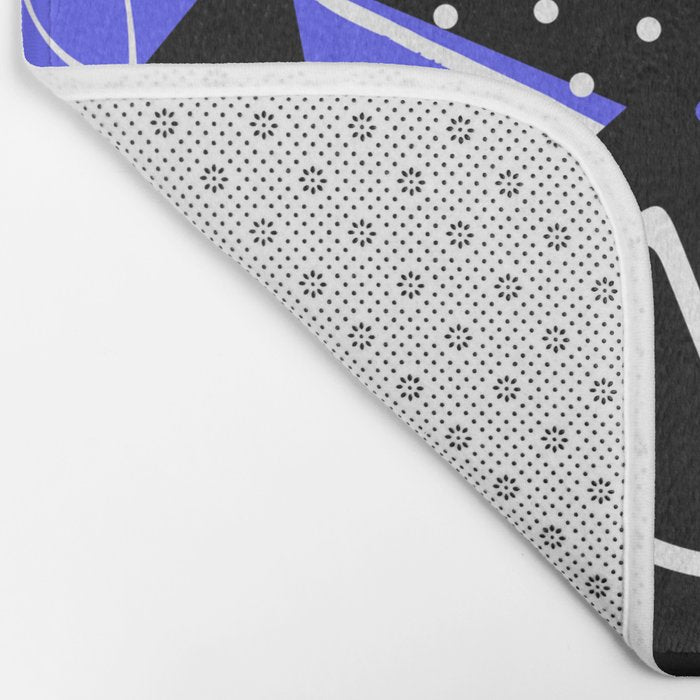 Abstract geometric shape modern pattern art Bath Mat Gallery Image 2
