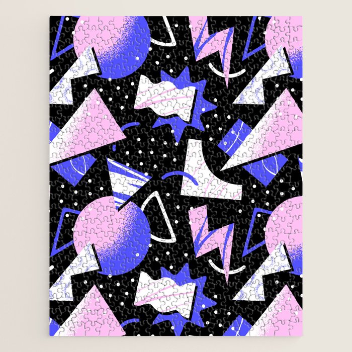 Abstract geometric shape modern pattern art Jigsaw Puzzle Gallery Image 1