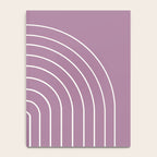 Minimal Arch XXXI Lilac Purple Modern Geometric Lines Notebook Gallery Image 4