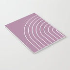 Minimal Arch XXXI Lilac Purple Modern Geometric Lines Notebook Gallery Image 3