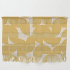 Contemporary Geometric Shapes - Orange Wall Hanging Gallery Image 1