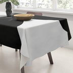 Two Forms - Black and White Abstract Tablecloth Gallery Image 3