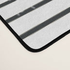 (White Background) Mid Century Modern Minimalist Rothko Inspired Color Field With Lines Geometric Style  Desk Mat Gallery Image 4