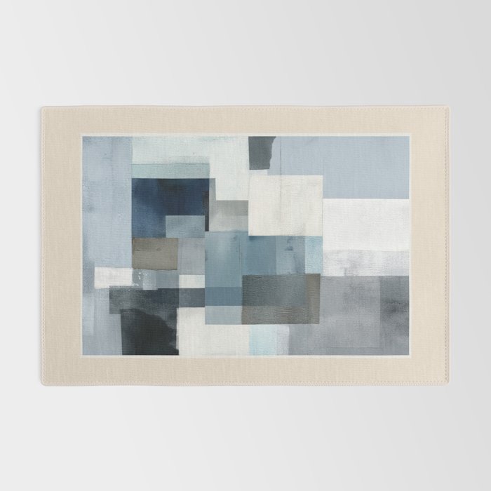 Soft Blue Forms II Rug Gallery Image 2