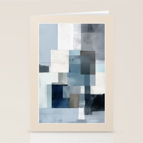 Soft Blue Forms II Stationery Card Gallery Image 2