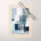 Soft Blue Forms II Wrapping Paper Gallery Image 1