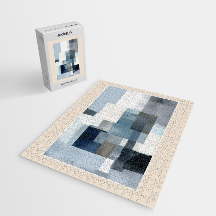 Soft Blue Forms II Jigsaw Puzzle Gallery Image 2