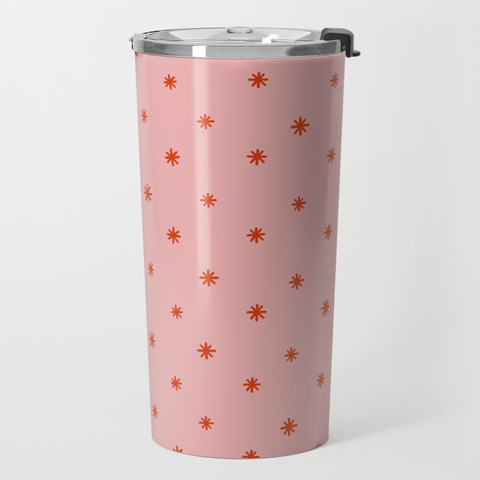 Sparkles Pink & Red Travel Mug Gallery Image 2