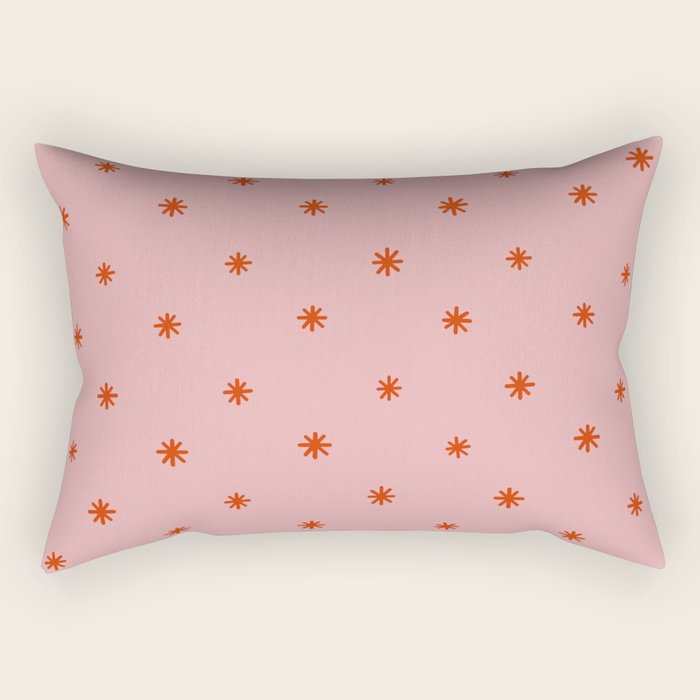 Sparkles Pink & Red Rectangular Pillow Gallery Image 1