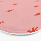 Sparkles Pink & Red Bath Mat Gallery Image 3