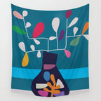 Vase of Vibrance 1 Wall Tapestry Gallery Image 4