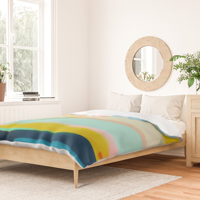 abstract summer landscape Duvet Cover Gallery Image 2