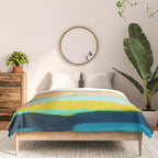 abstract summer landscape Comforter Gallery Image 3