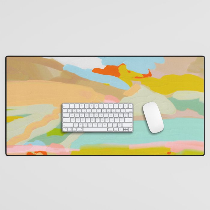 abstract summer landscape Desk Mat Gallery Image 1