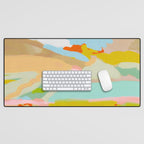 abstract summer landscape Desk Mat Gallery Image 1