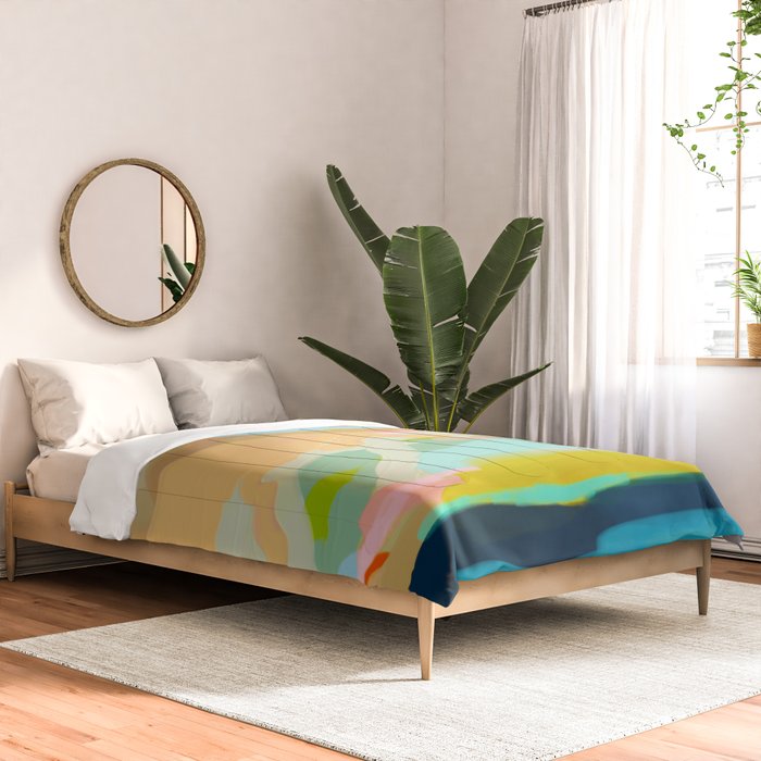 abstract summer landscape Comforter Gallery Image 2