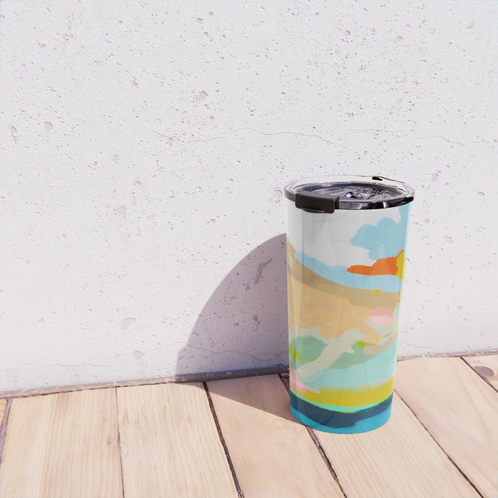 abstract summer landscape Travel Mug Gallery Image 4