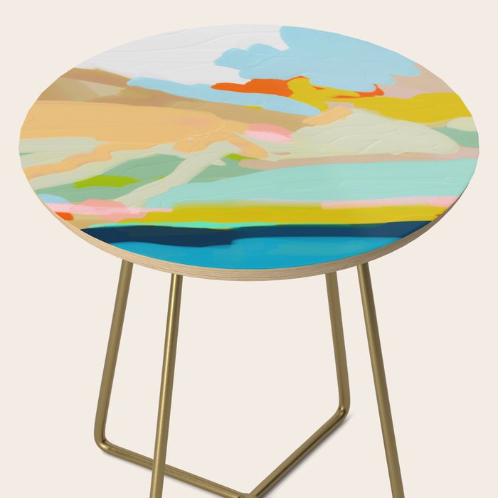 abstract summer landscape Side Table Gallery Image 2