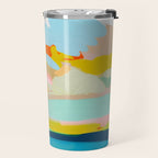 abstract summer landscape Travel Mug Gallery Image 2